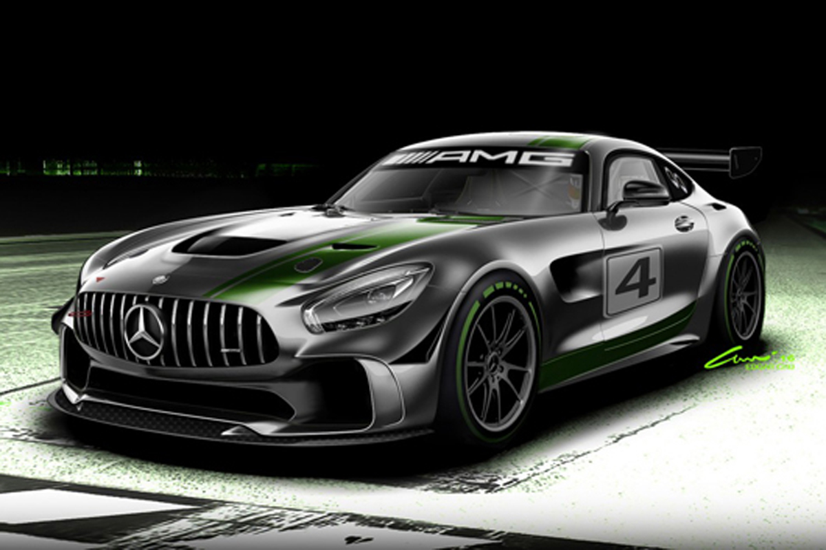 メルセデスAMG、GT4レースカーを公開