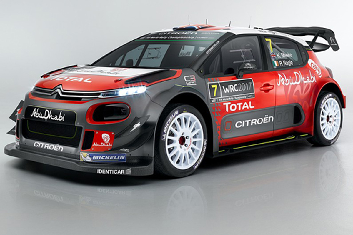 【WRC】 シトロエン、2017年WRCマシン『C3 WRC』を発表