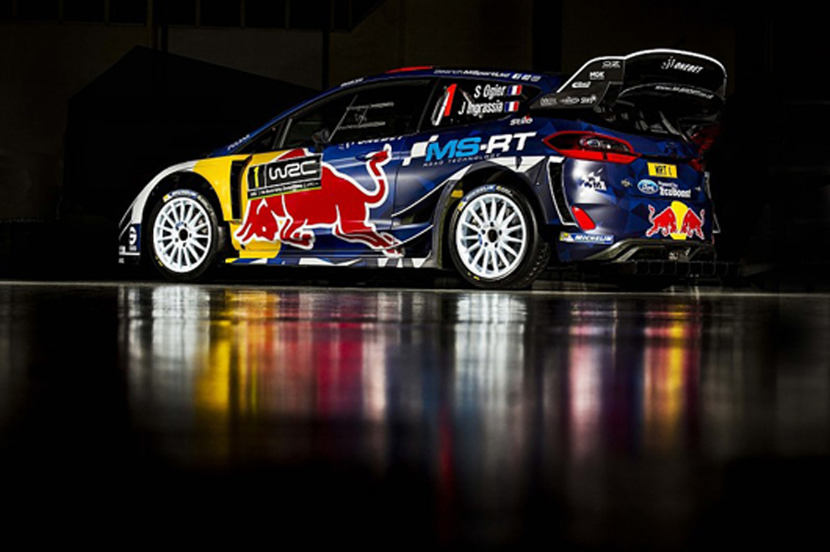 【WRC】 Mスポーツ、セバスチャン・オジェのマシンカラーリングを披露