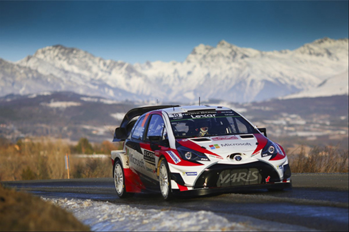 トヨタ：WRC 第1戦 ラリー・モンテカルロ シェイクダウン