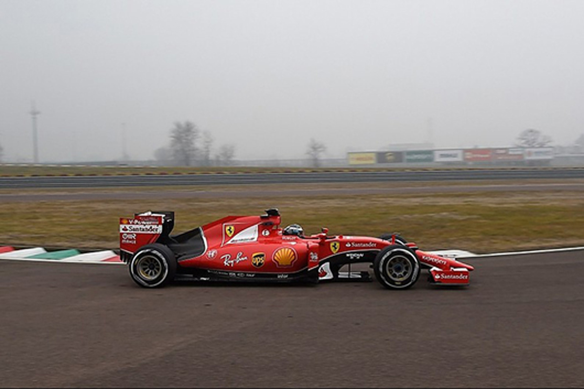 アントニオ・ジョビナッツィ、フェラーリのF1マシンで初テスト