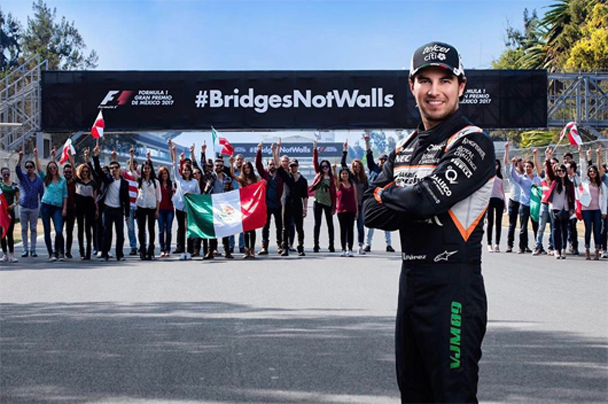 セルジオ・ペレス、F1メキシコGPの反トランプ運動を支持