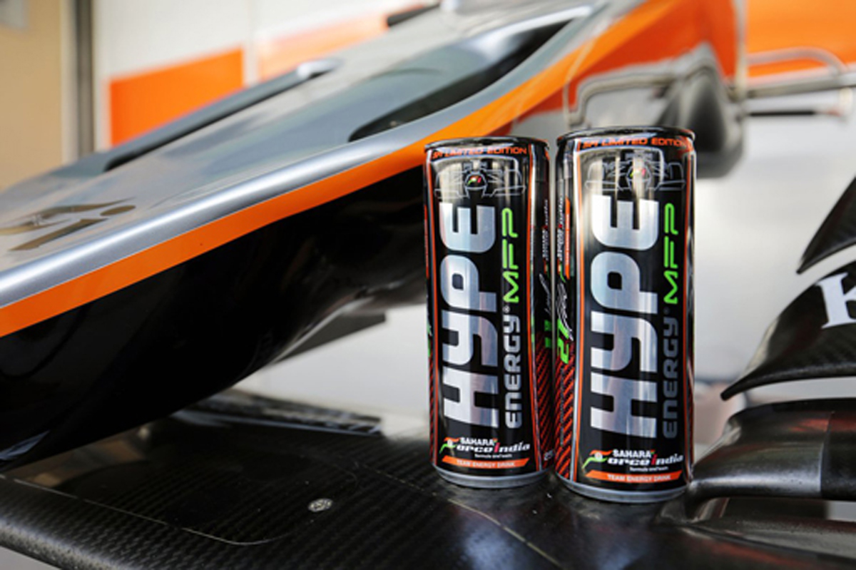 フォース・インディア、Hype Energyとのスポンサー契約を延長