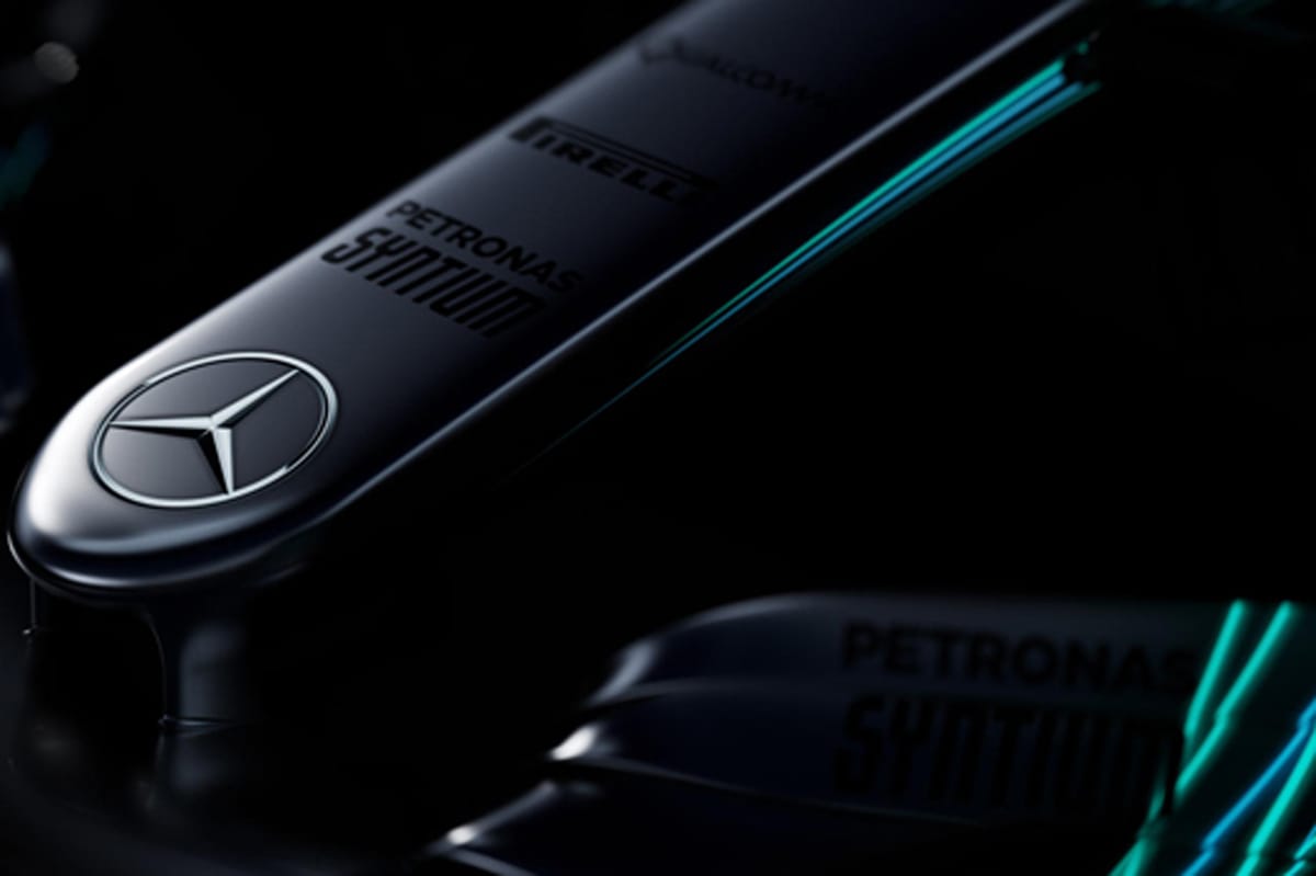 メルセデス、2017年F1マシン『W08』の一部を先行公開