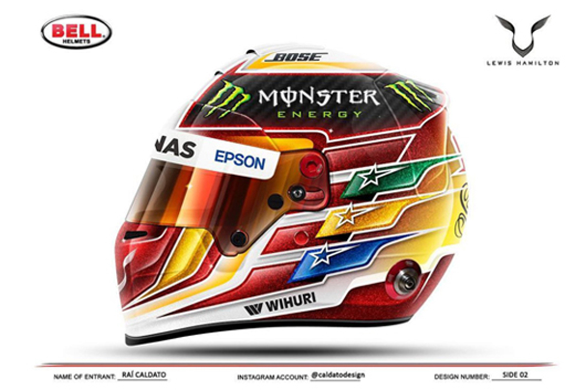 ルイス・ハミルトン、2017年のヘルメットデザインを発表