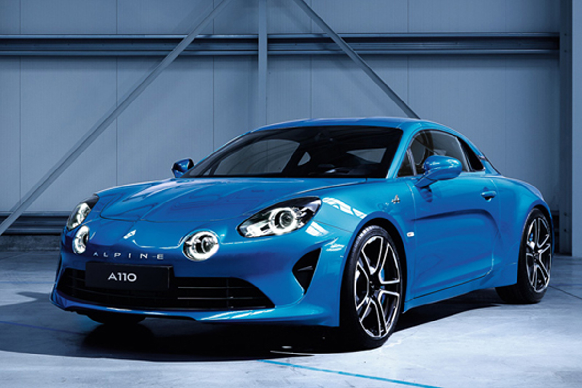ルノー、アルピーヌ A110 をジュネーブショーで世界初公開