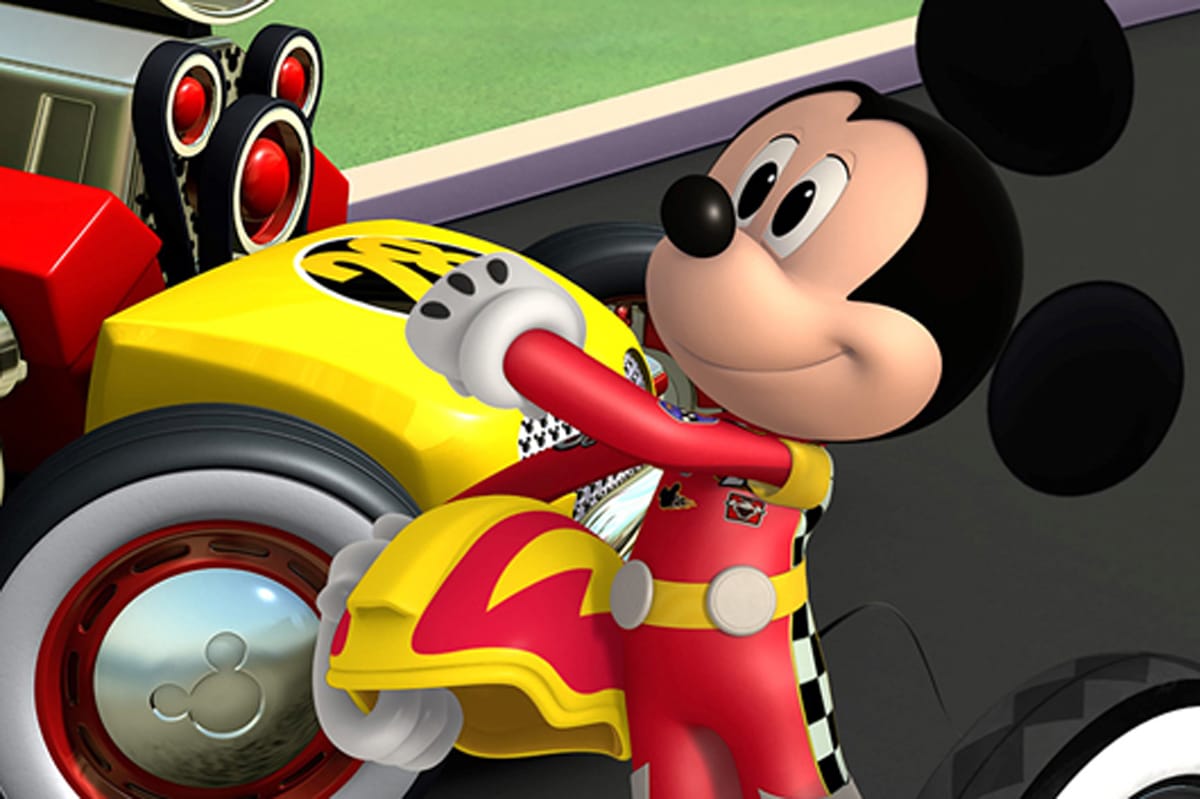 インディカー、ディズニー「ミッキーマウスとロードレーサーズ」とコラボ