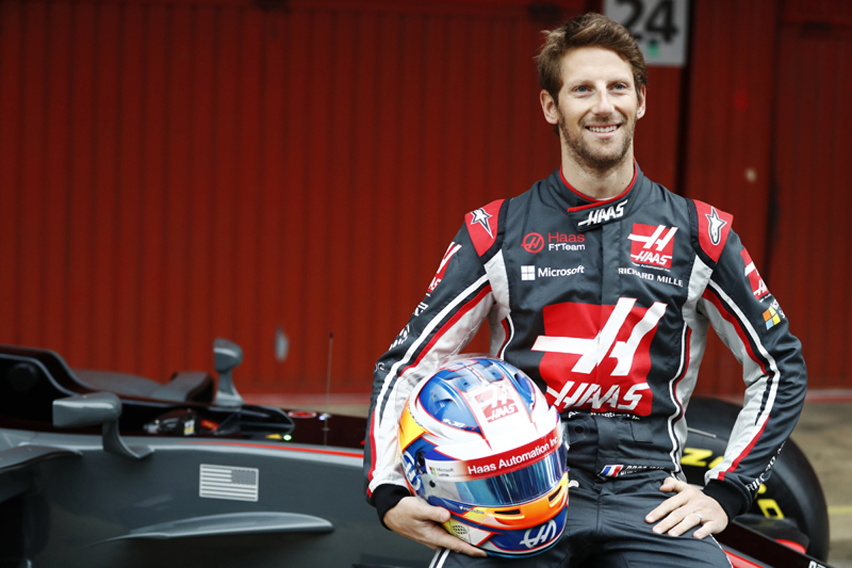 ロマン・グロージャン F1ヘルメット （2017年）