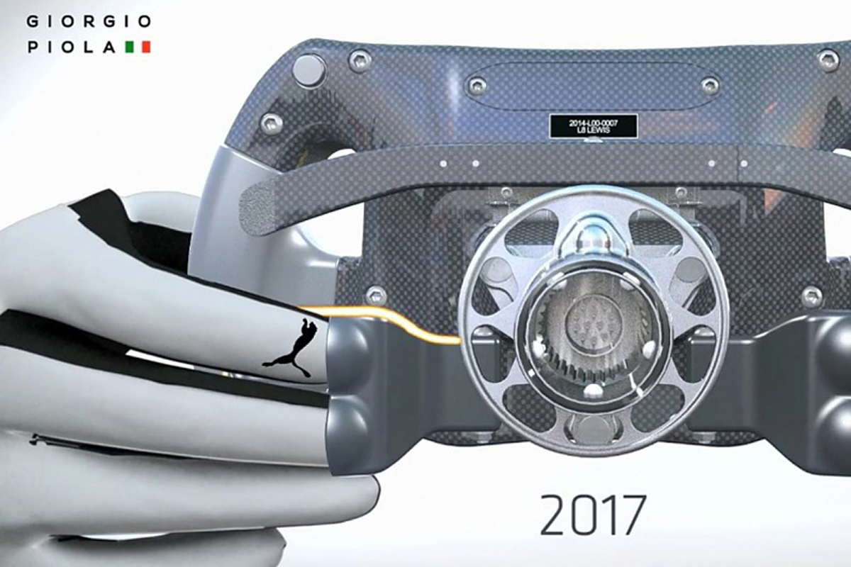 メルセデス、新スタート規約に対応した大胆なクラッチパドルを導入