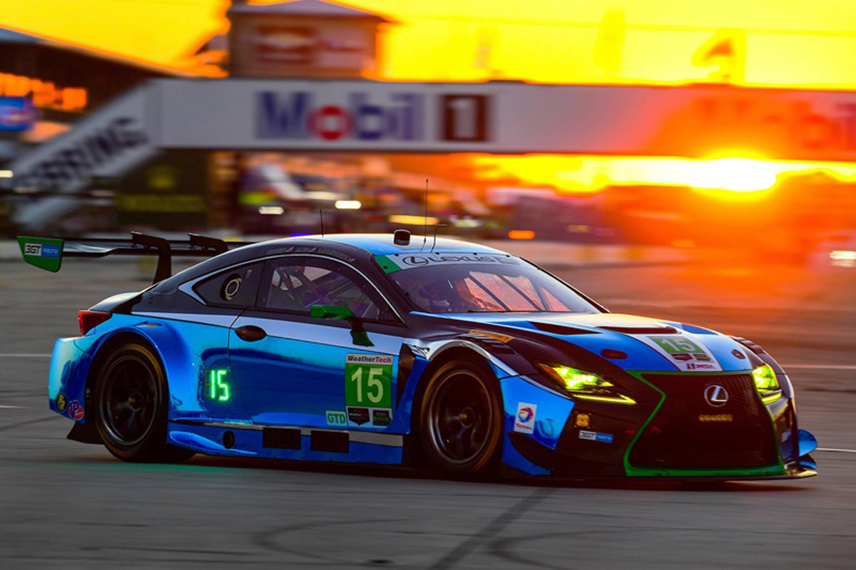 レクサス RC F GT3、セブリング12時間レースで2台揃って完走