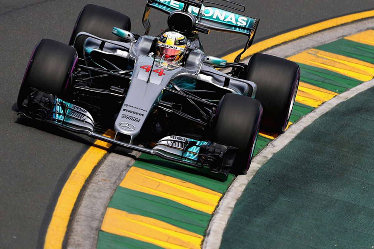 F1オーストラリアGP フリー走行2回目：ルイス・ハミルトンがトップタイム