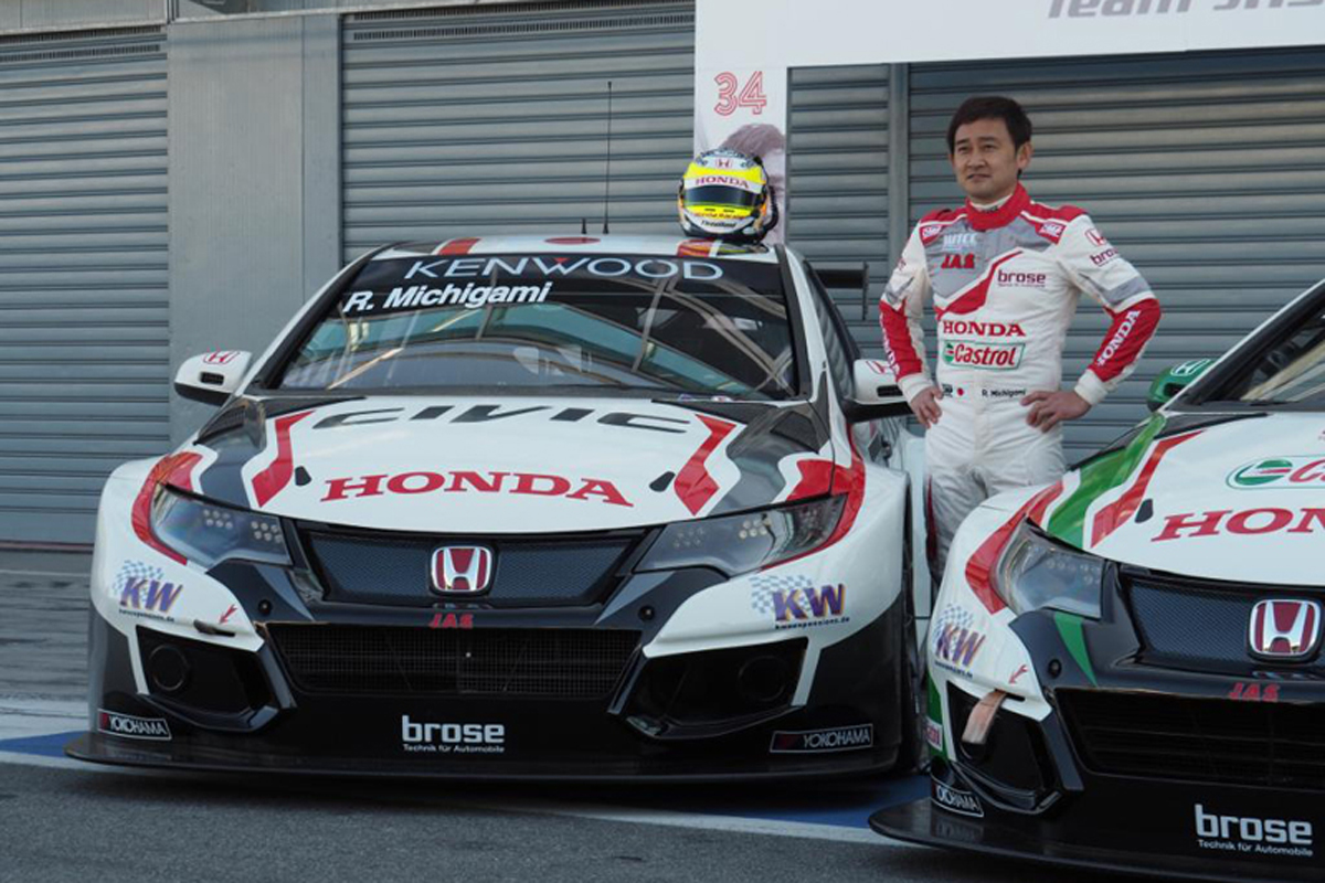 道上龍、WTCCフル参戦に意気込み「すべてを出しきって戦う覚悟」
