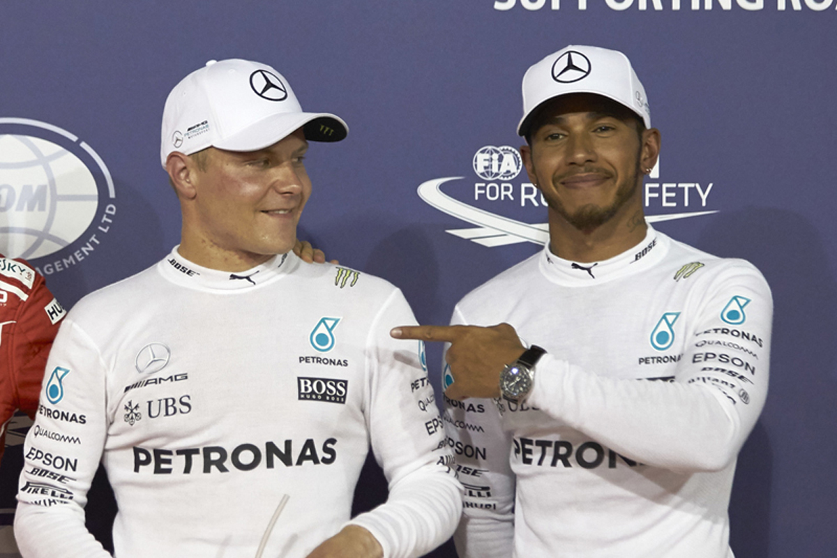 メルセデス:ボッタスがF1初ポール獲得 / F1バーレーンGP 予選