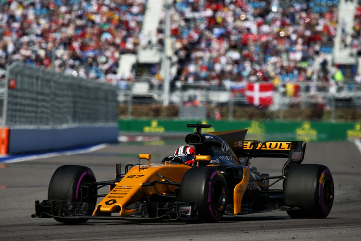 ルノー:ニコ・ヒュルケンベルグが8位入賞 / F1ロシアGP