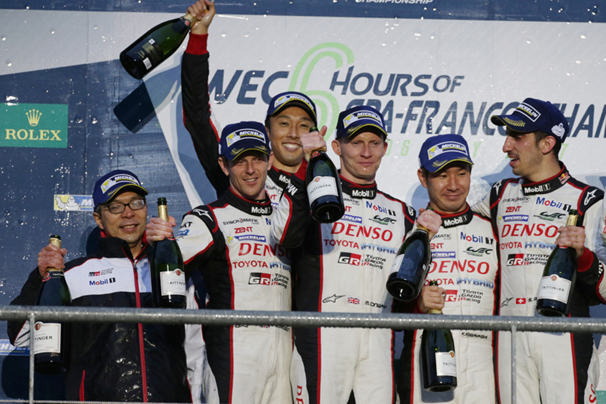 【WEC】 トヨタがワン・ツー完全勝利 / スパ・フランコルシャン6時間