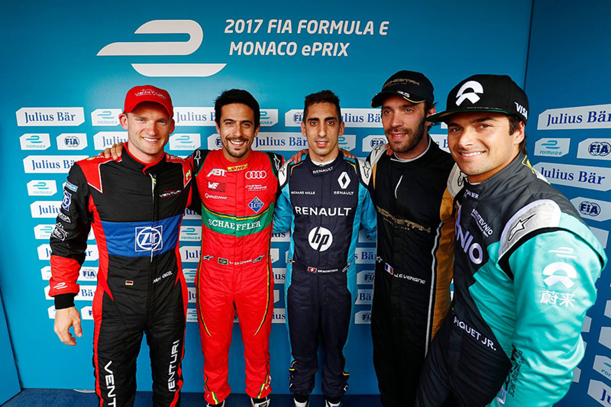 【フォーミュラE】 モナコePrix 予選:セバスチャン・ブエミがポール