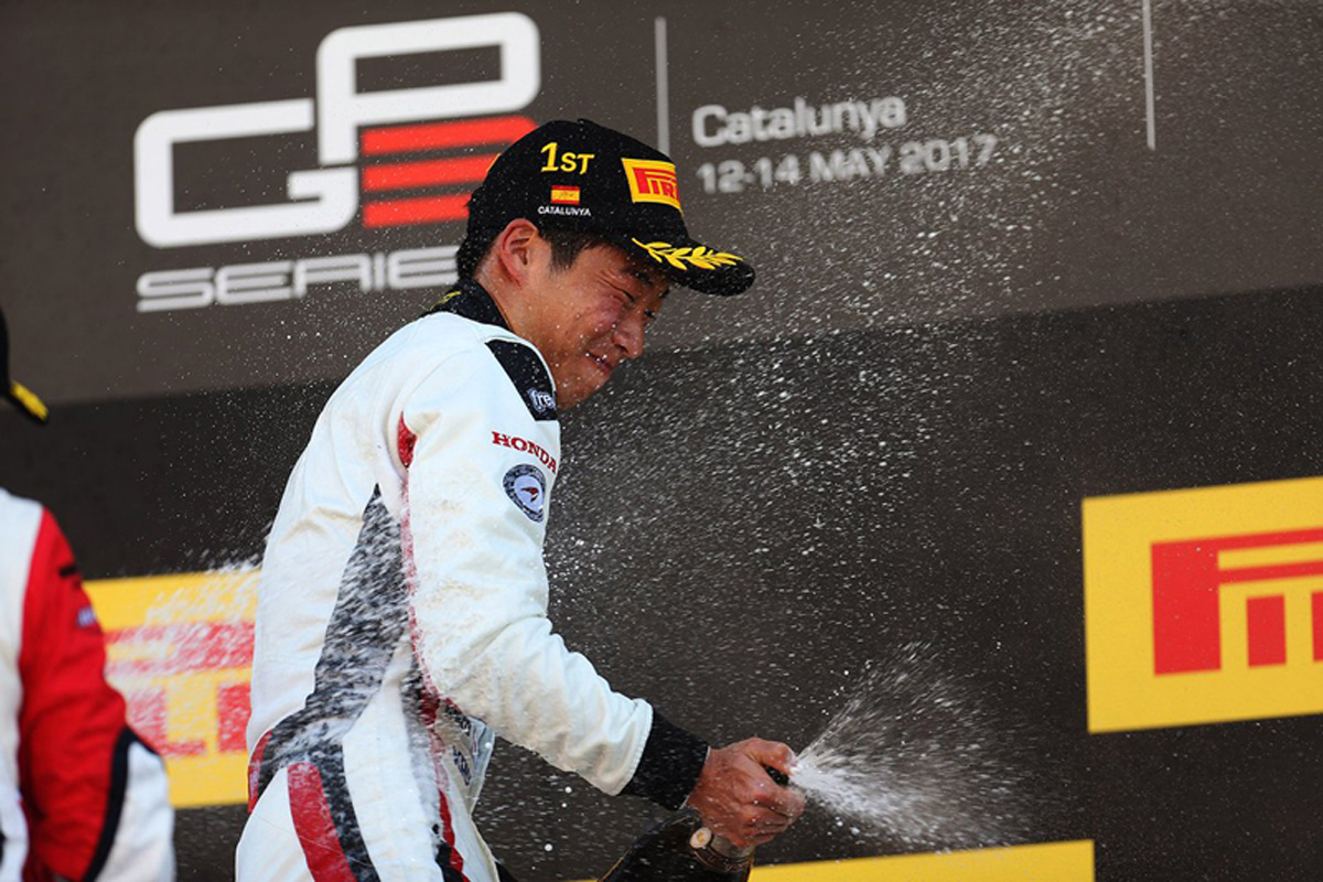 福住仁嶺、GP3初優勝 「なにより君が代が最高でした」