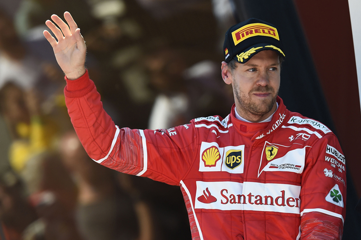 フェラーリ:ベッテル2位でランキング首位をキープ / F1スペインGP