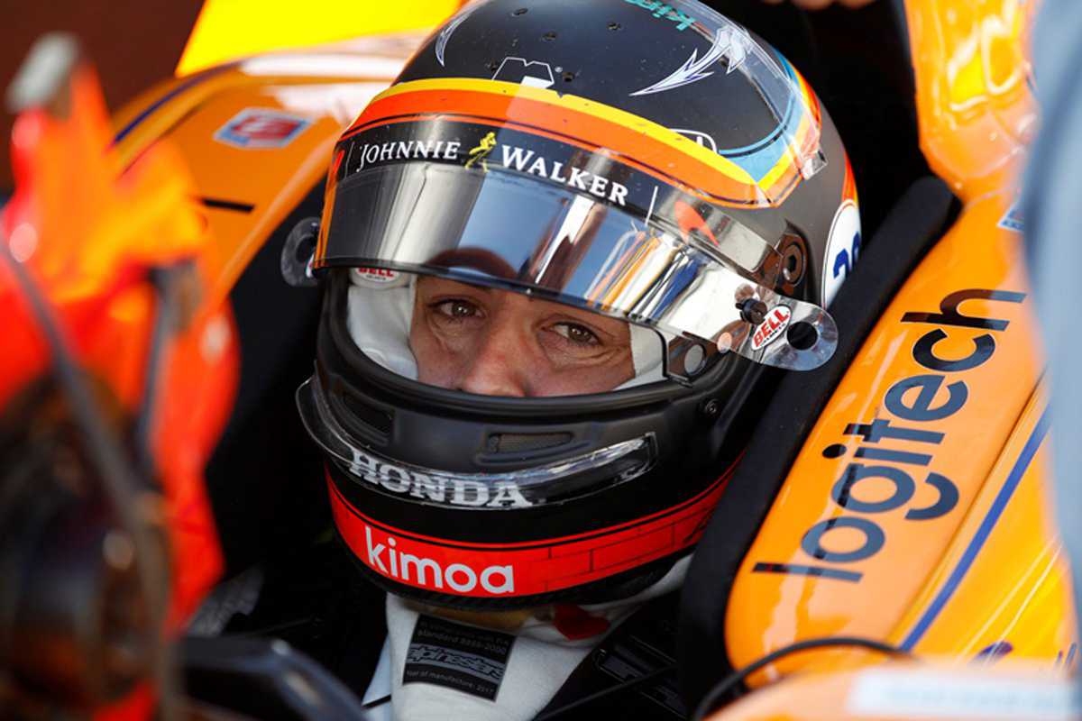 フェルナンド・アロンソ 「インディ500予選にむけてプレッシャーはない」