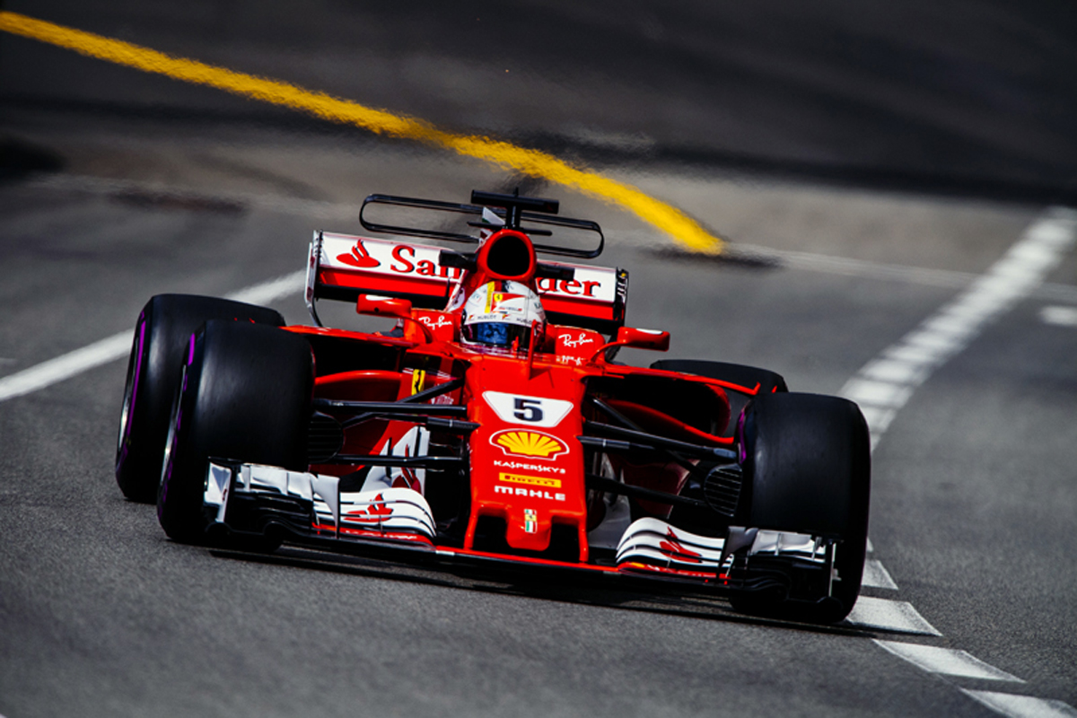 F1モナコGP フリー走行2回目：セバスチャン・ベッテルがトップタイム