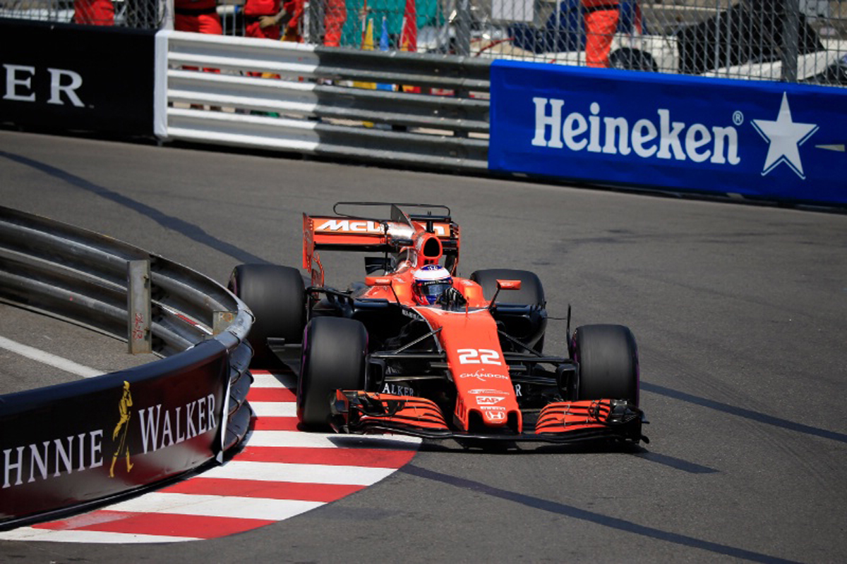 ジェンソン・バトン、パワーユニット交換で15グリッド降格 / F1モナコGP