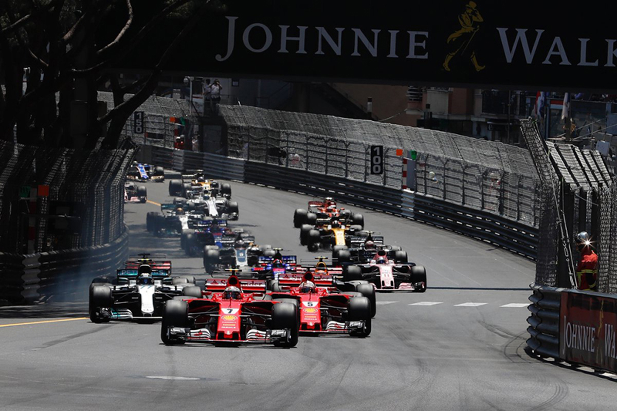 F1モナコGP 結果:セバスチャン・ベッテルが今季3勝目、フェラーリが1-2