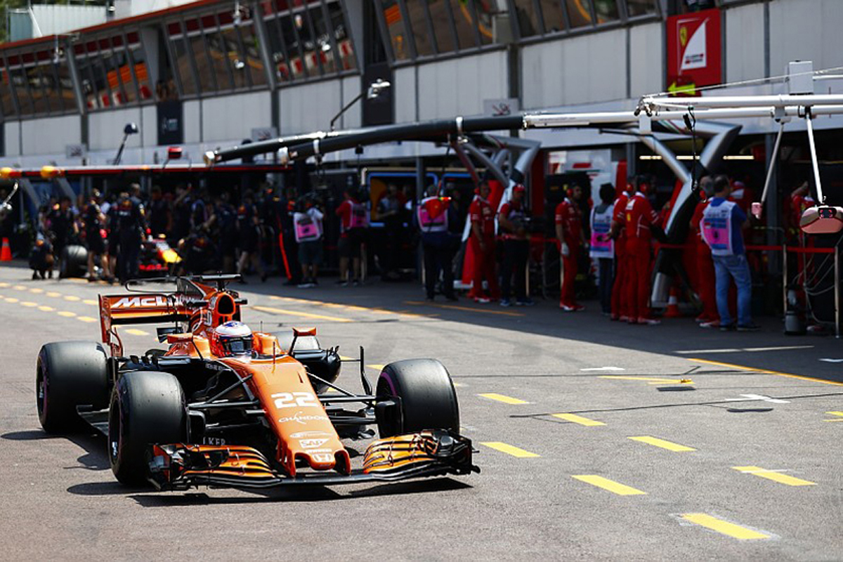 ジェンソン・バトン、F1モナコGPはピットレーンスタート