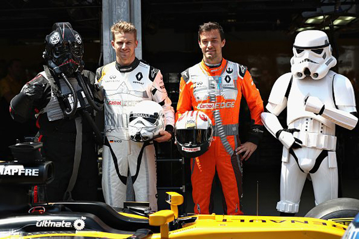 ルノーF1、スターウォーズとF1参戦40周年を祝う / F1モナコGP