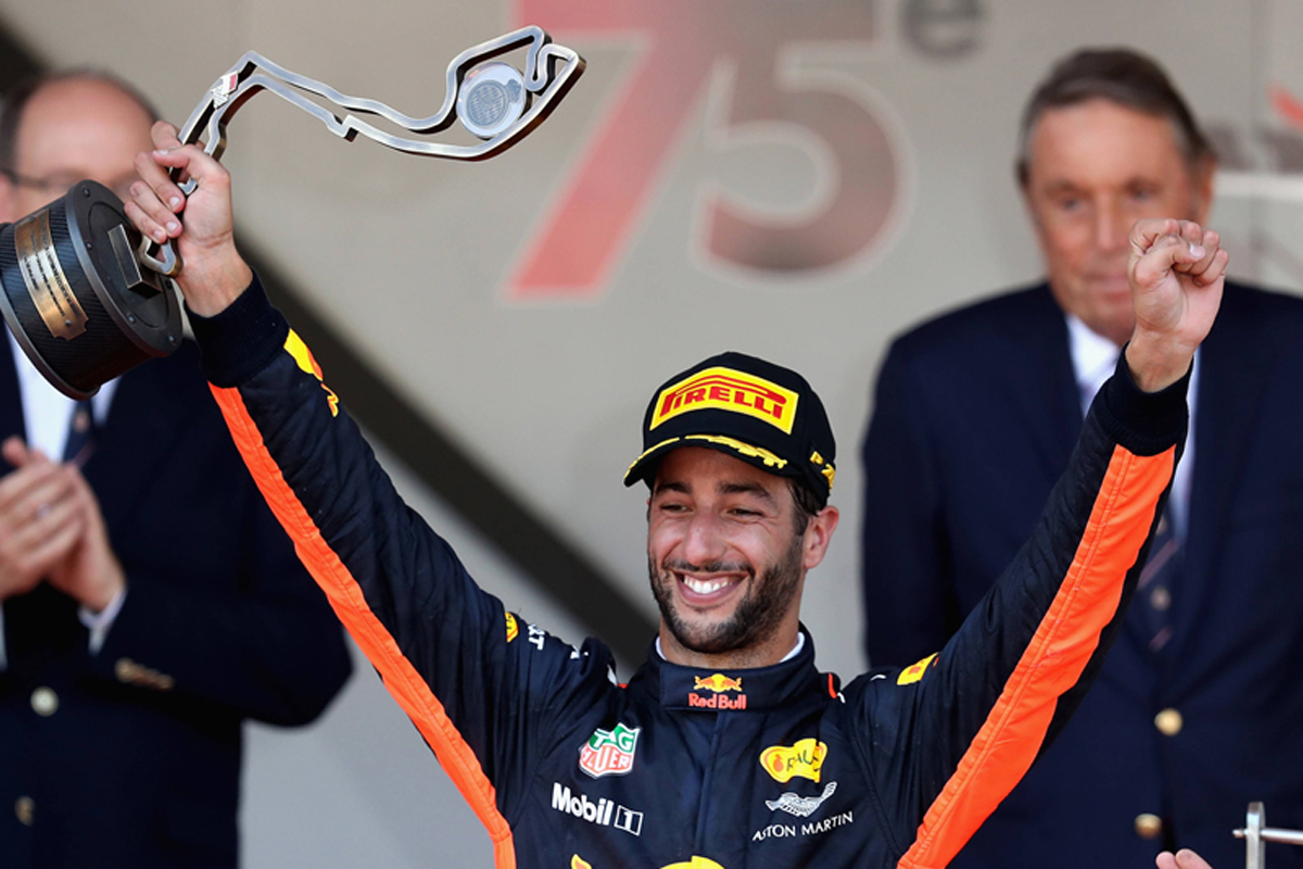 レッドブル:ダニエル・リカルドが3位表彰台 / F1モナコGP