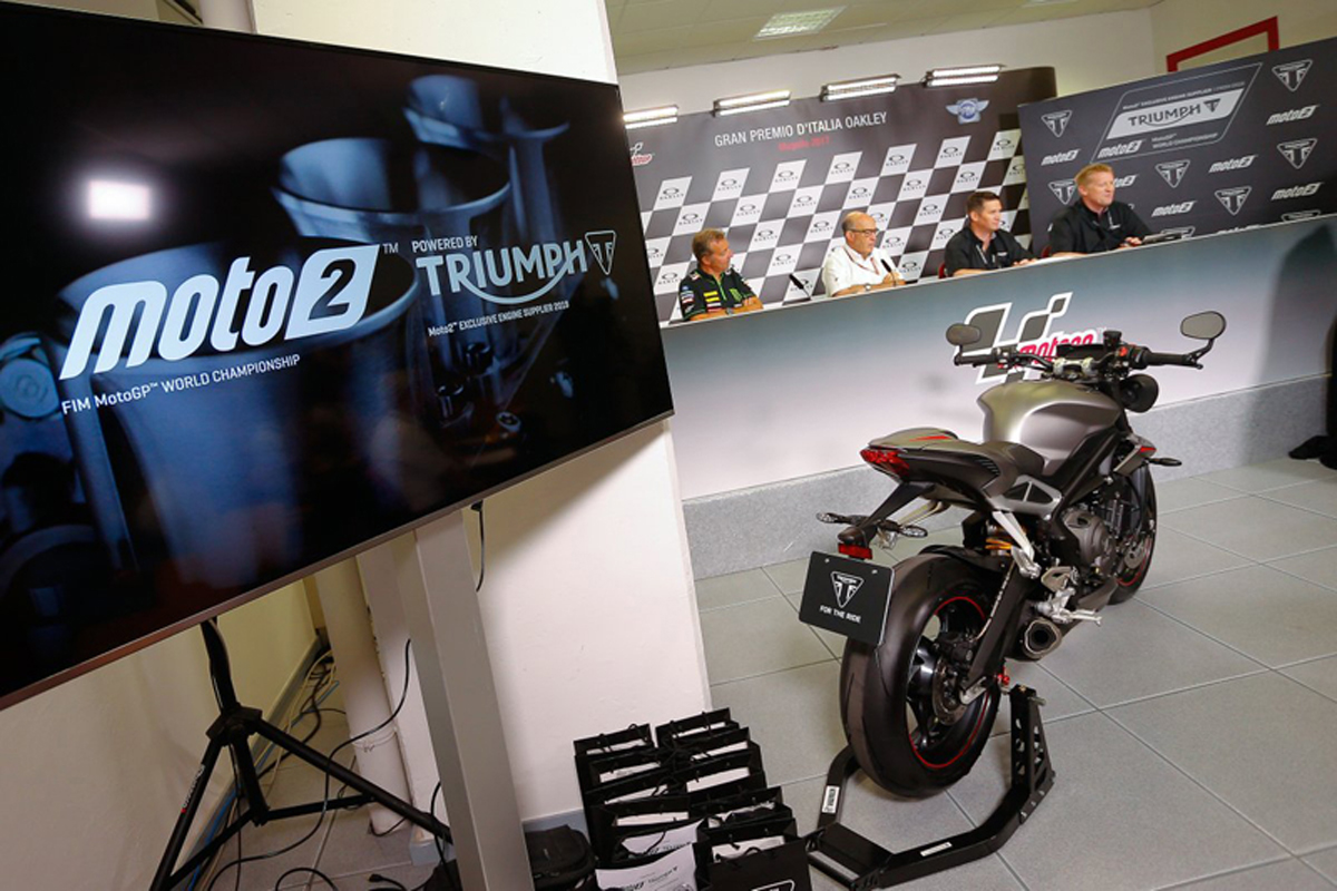 【MotoGP】 トライアンフ、2019年からMoto2にエンジンを独占供給