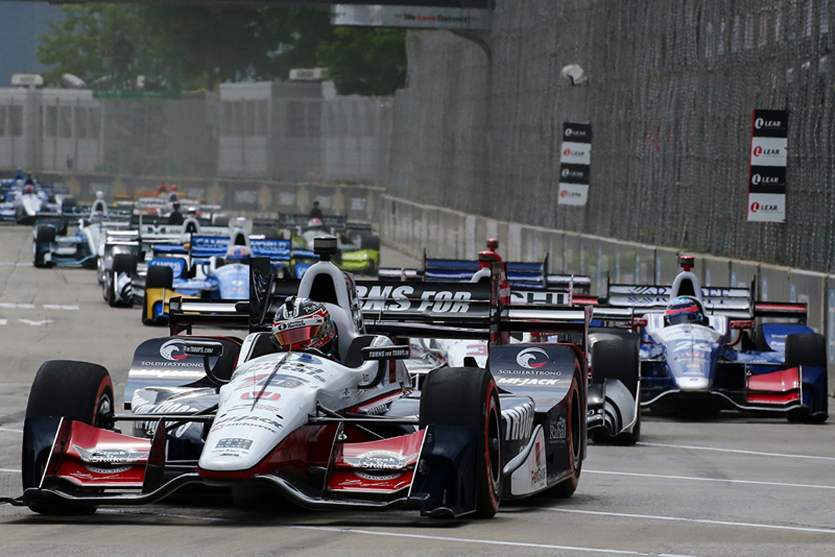 【動画】 インディカー 第7戦 デトロイト 決勝ハイライト