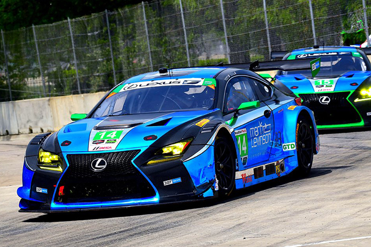 LEXUS RC F GT3、IMSA第5戦で2台揃ってトップ10フィニッシュ