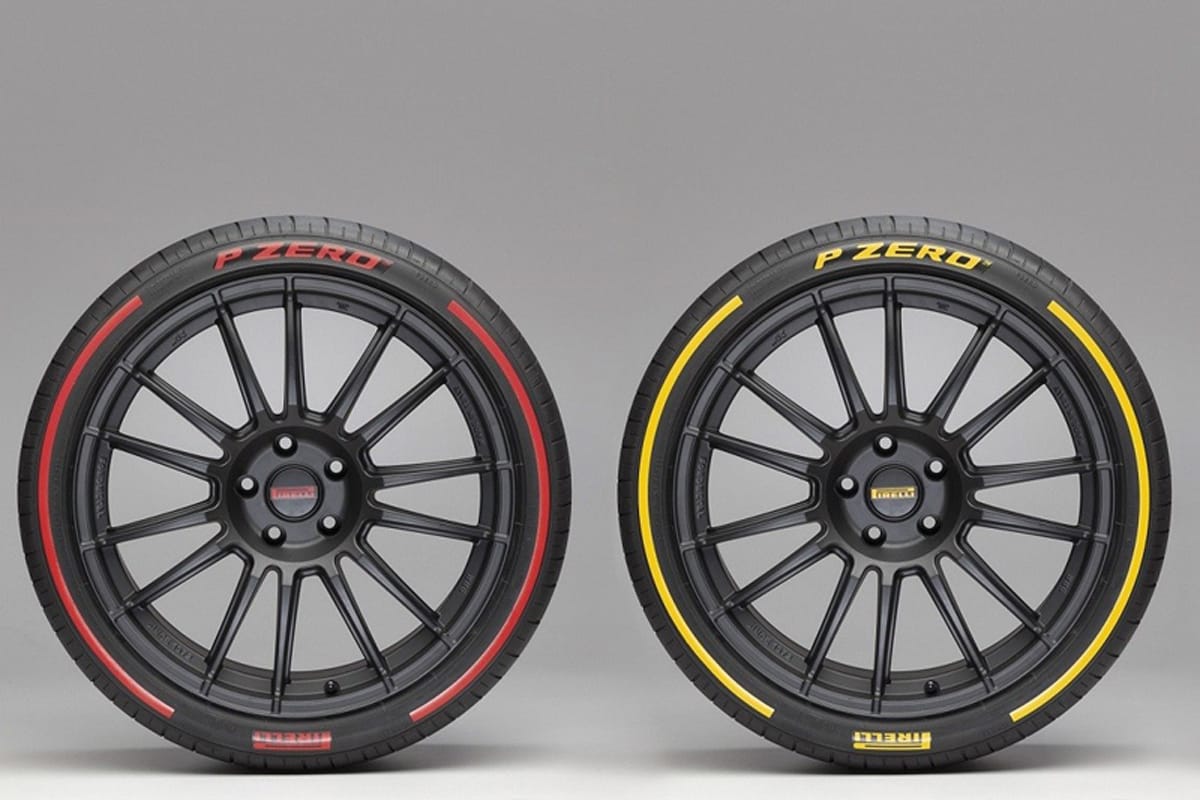 ピレリ、F1の技術を活用したカラードタイヤを導入