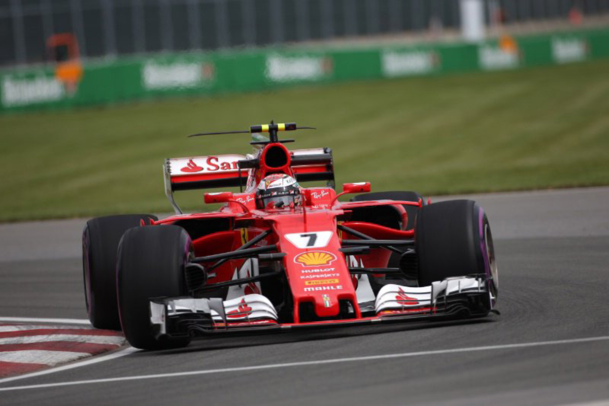 F1カナダGP フリー走行2回目：キミ・ライコネンがトップタイム