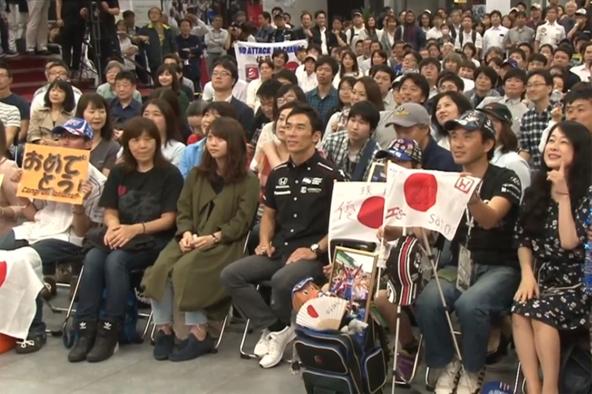 【動画】 佐藤琢磨 インディ500初制覇! 凱旋イベント