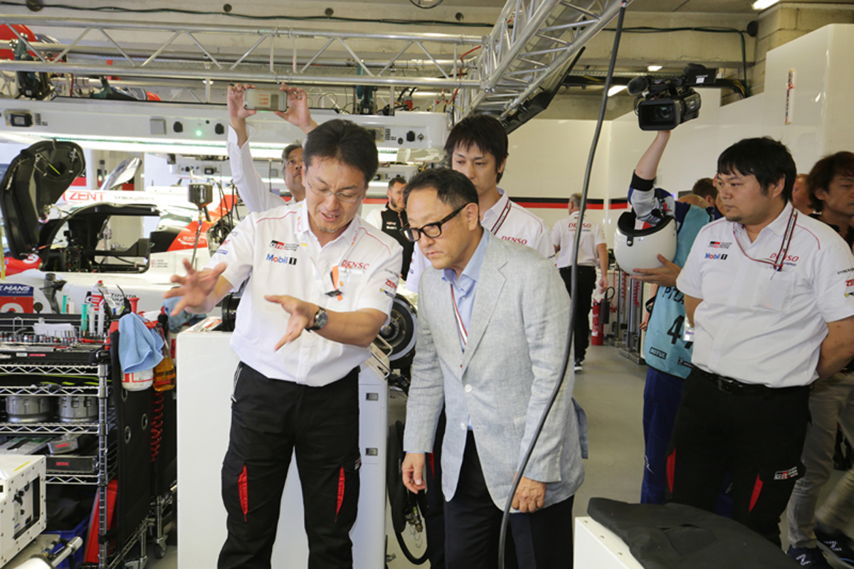 トヨタ 豊田章男社長、現場で感じたル・マン 「技術課題が明確になった」