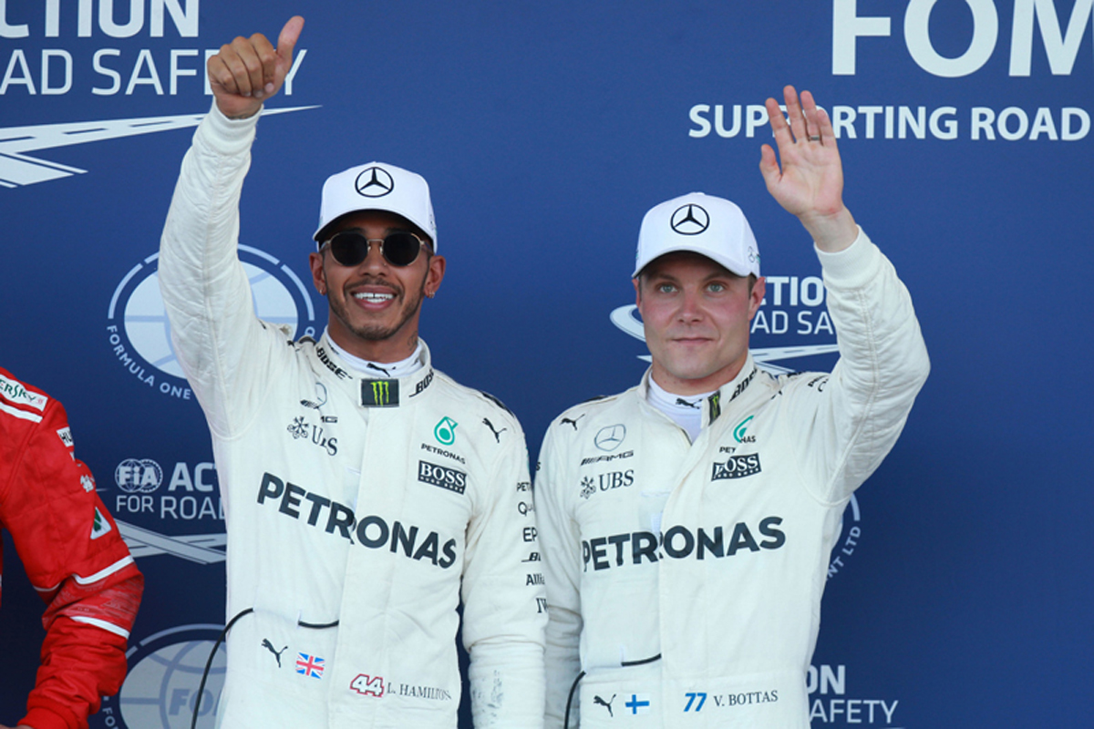 メルセデス:2戦連続フロントロー独占 / F1アゼルバイジャンGP 予選