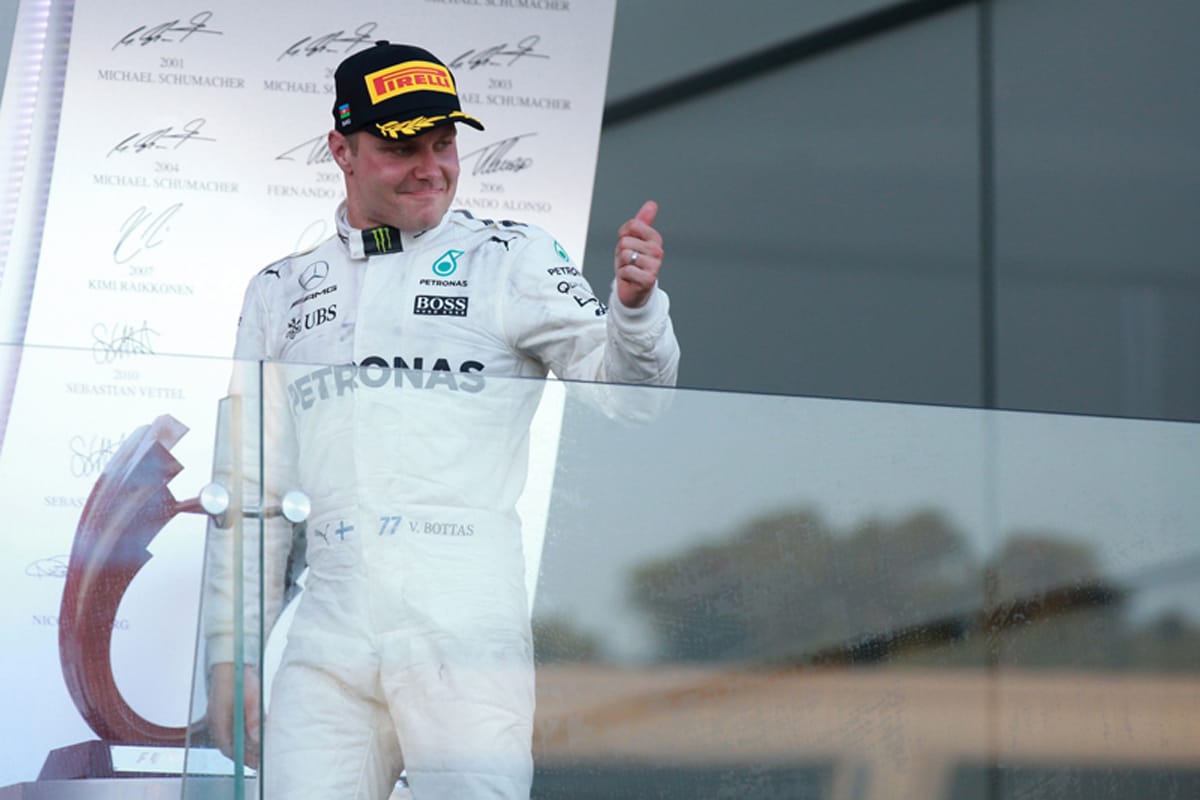 メルセデス:バルテリ・ボッタスが2位表彰台 / F1アゼルバイジャンGP