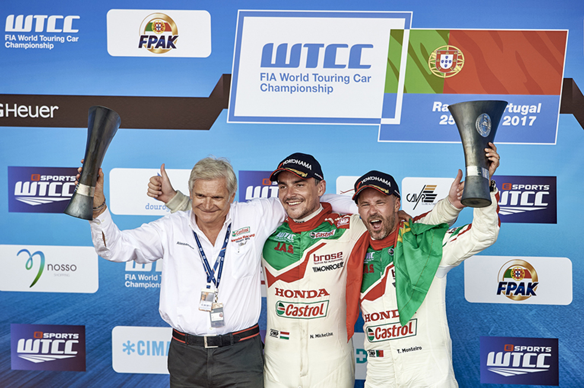【WTCC】 ホンダ、モンテイロがランキング首位奪還 / 第5戦ポルトガル