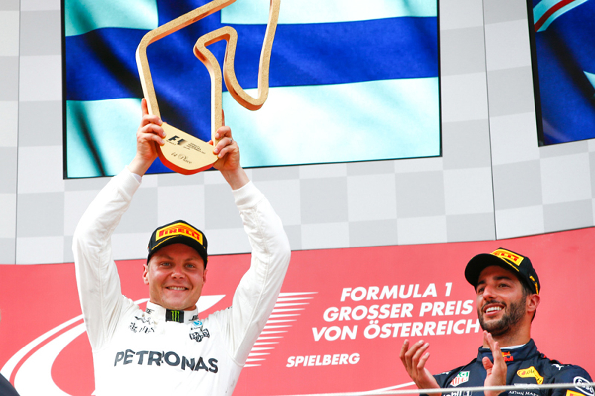 メルセデス：バルテリ・ボッタスが今季2勝目 / F1オーストリアGP