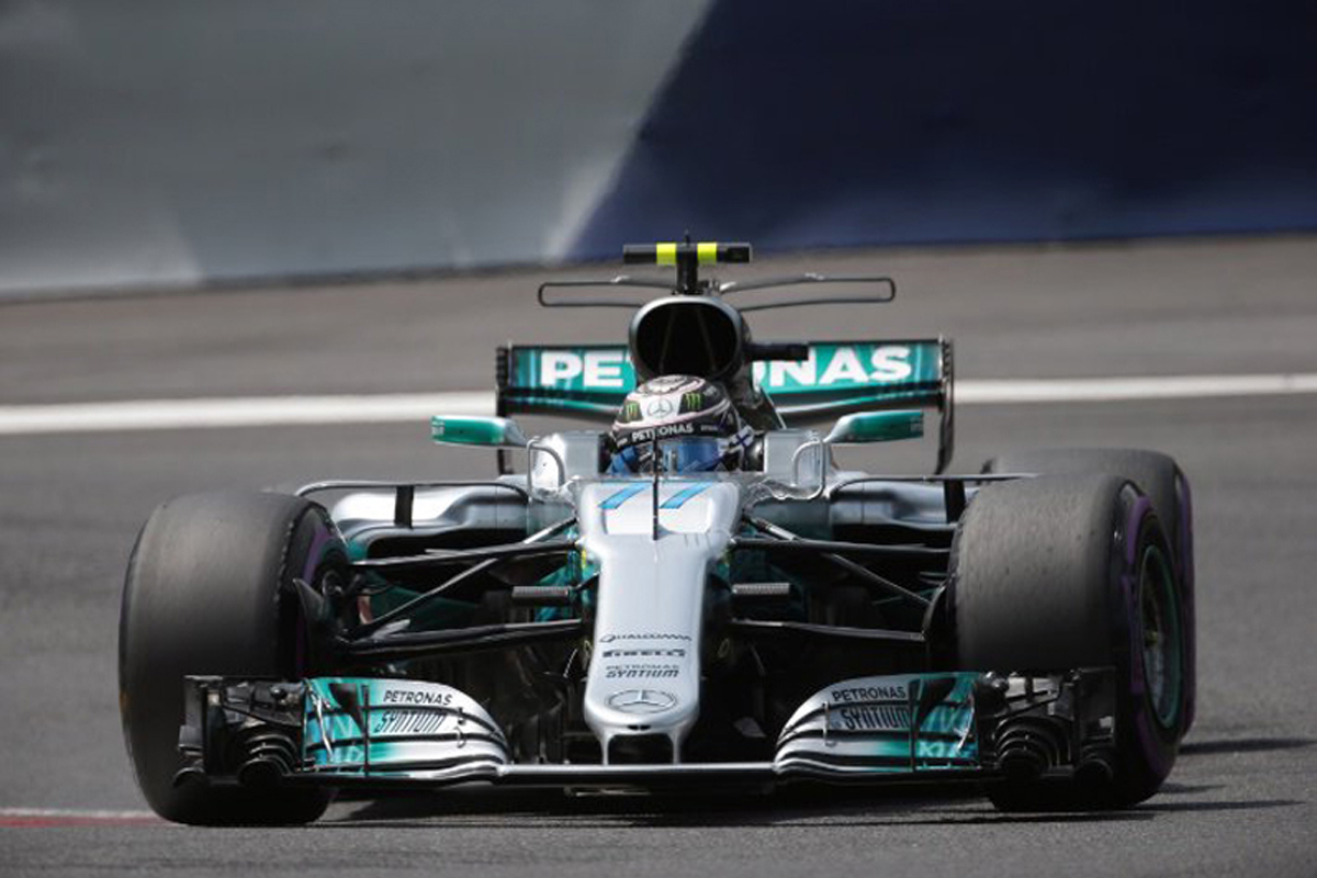 F1イギリスGP フリー走行1回目：バルテリ・ボッタスが最速タイム