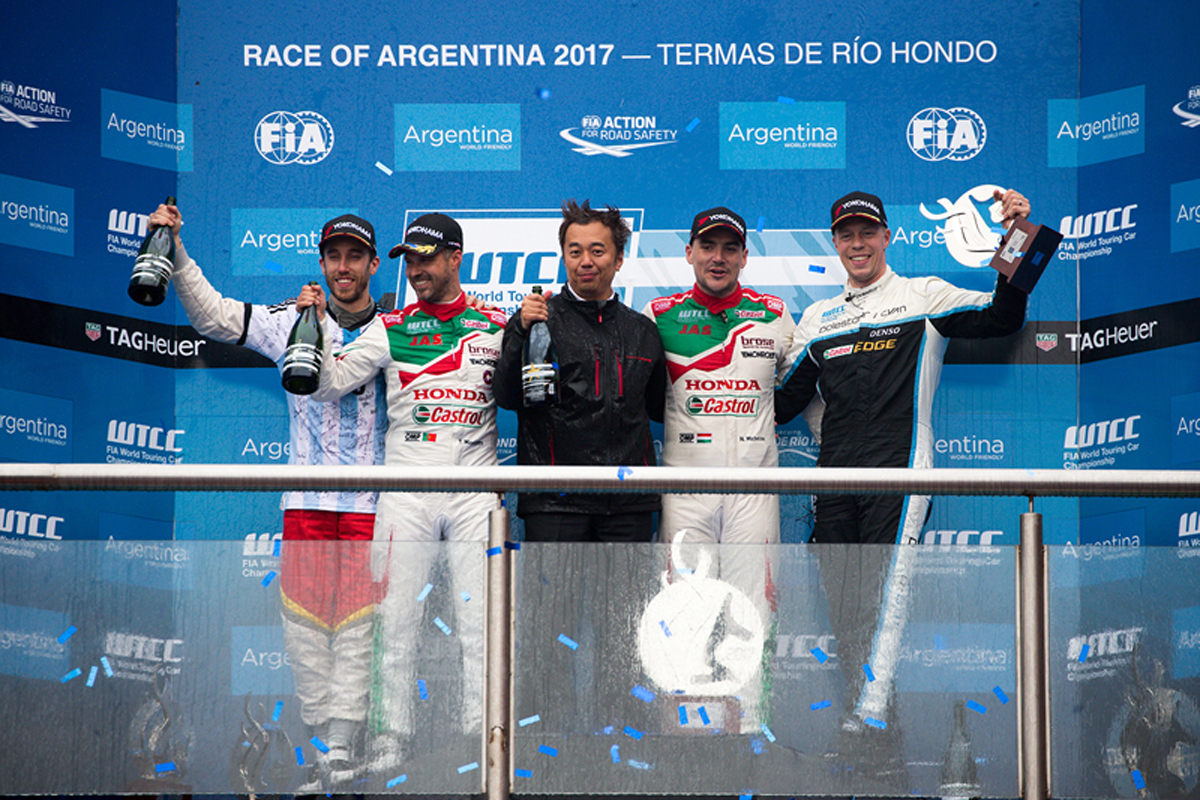 【WTCC】 ホンダ、メインレースで1-2フィニッシュ / 第6戦アルゼンチン