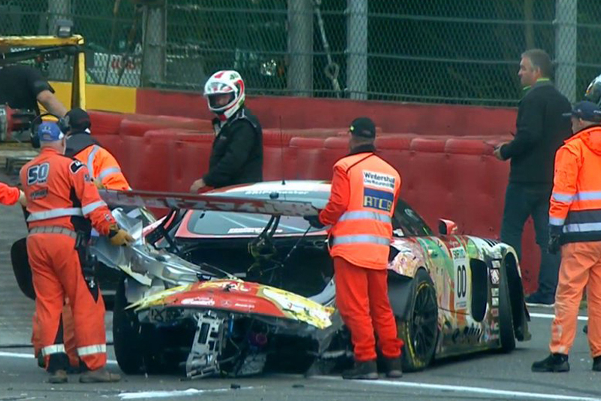 【スパ24時間】 小林可夢偉が予選で大クラッシュも怪我はなし