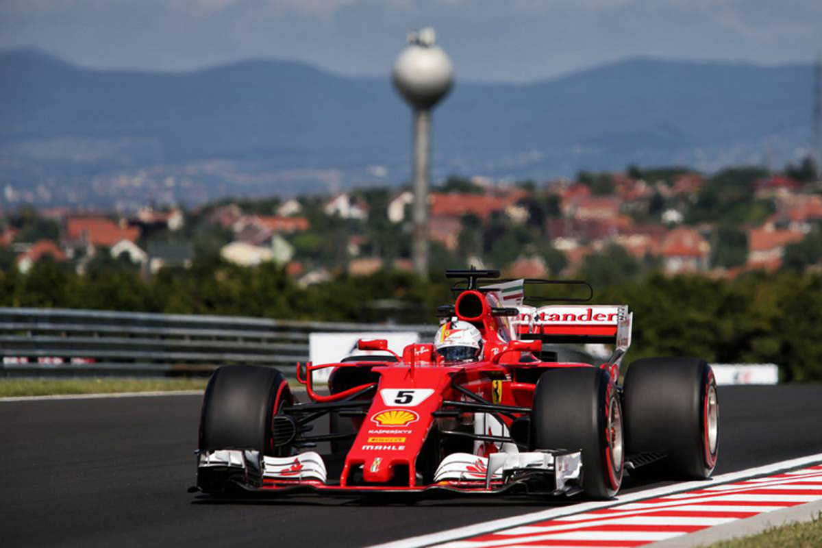F1ハンガリーGP 予選:セバスチャン・ベッテルがポールポジション