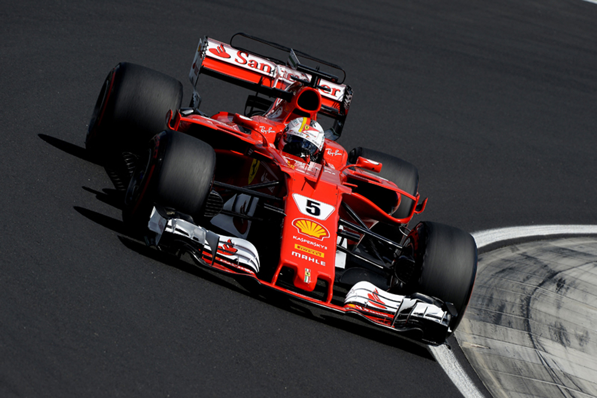 F1ハンガリーGP フリー走行3回目：セバスチャン・ベッテルが最速タイム