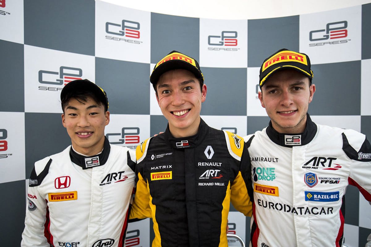 【GP3】 第4戦ハンガリー レース1:福住仁嶺が2位表彰台