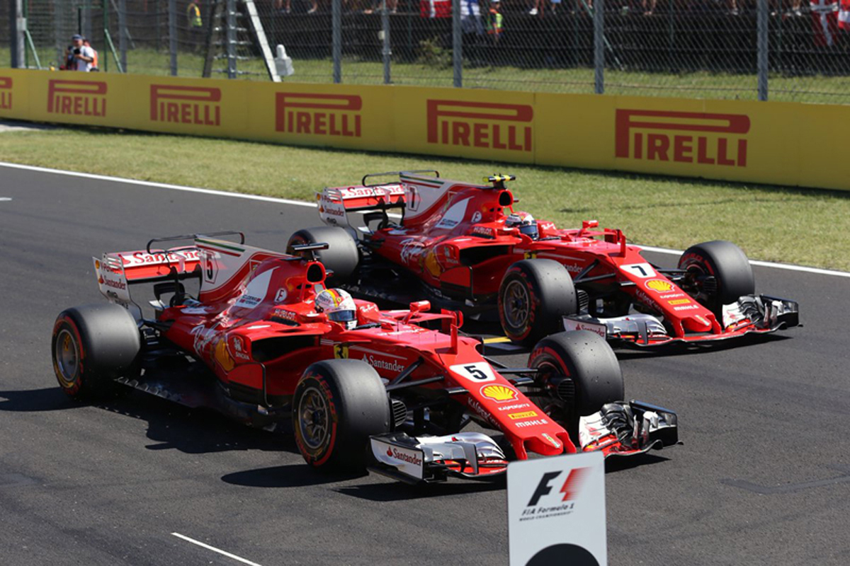 F1ハンガリーGP:決勝スターティンググリッド