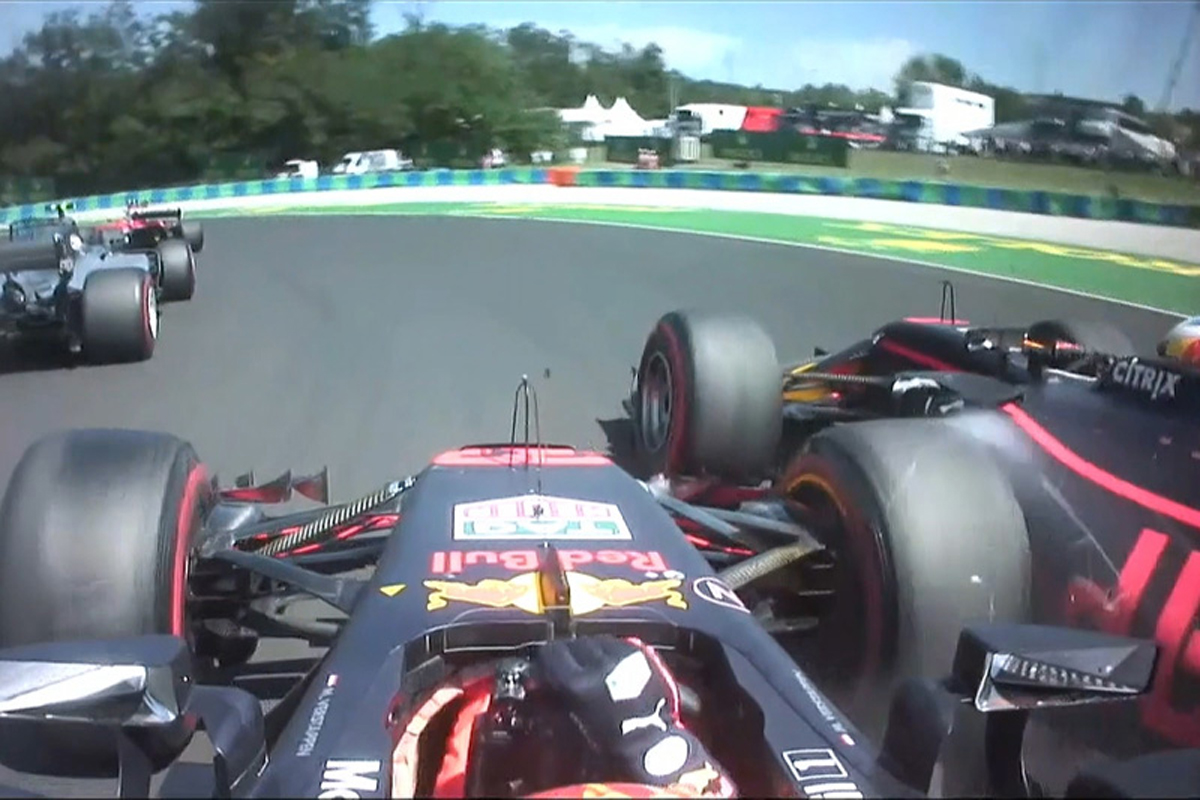 【動画】 レッドブルがオープニングラップで同士討ち / F1ハンガリーGP
