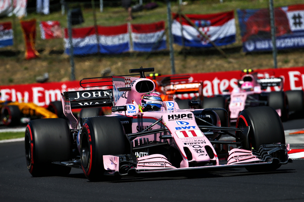 フォース・インディア:厳しい週末のなかでダブル入賞 / F1ハンガリーGP