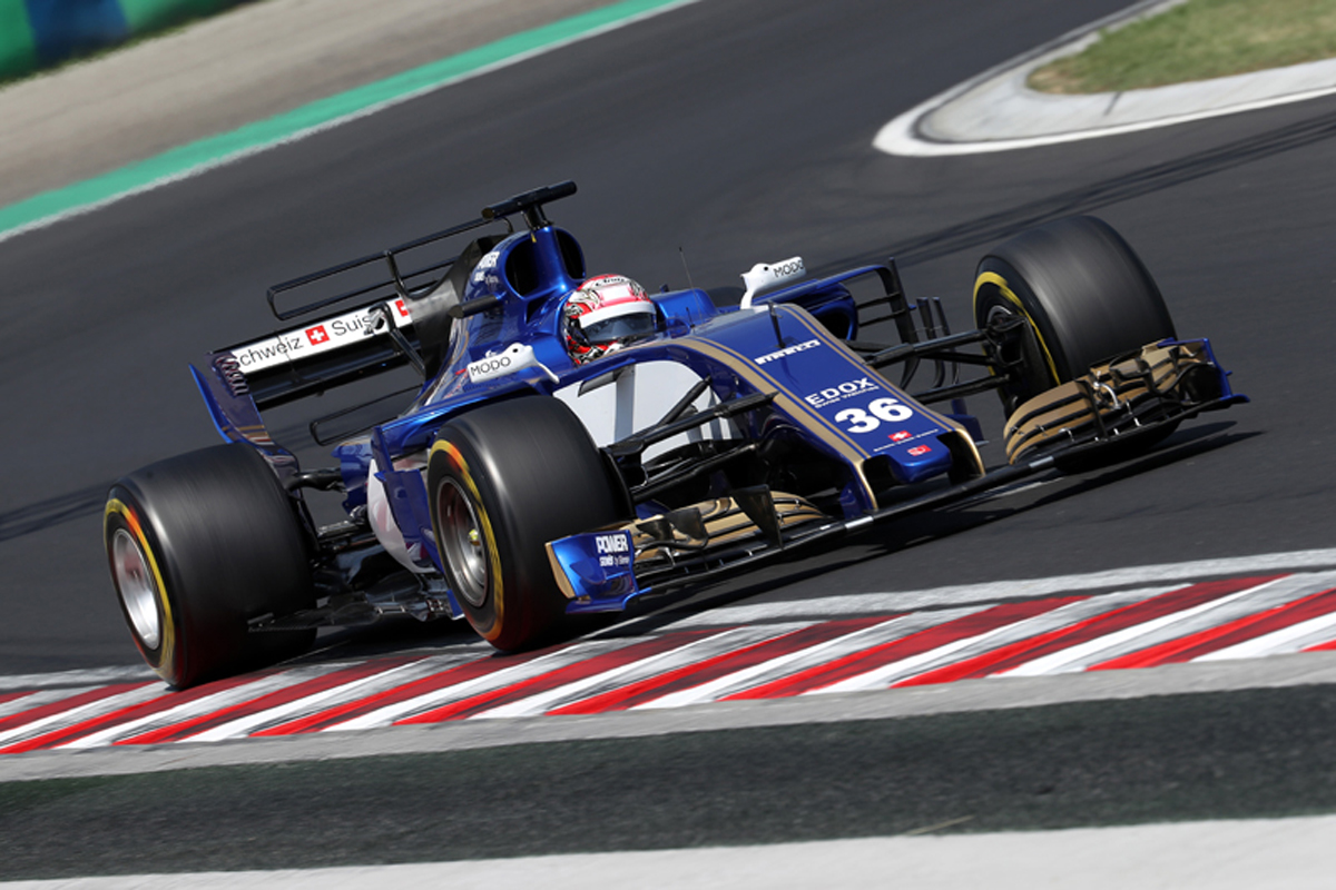 松下信治、ザウバーでのF1ハンガリーテストは「多くのことを学べた」